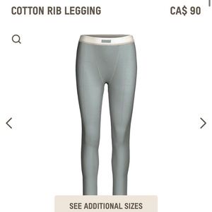 Skims Cotton Rib Leggings